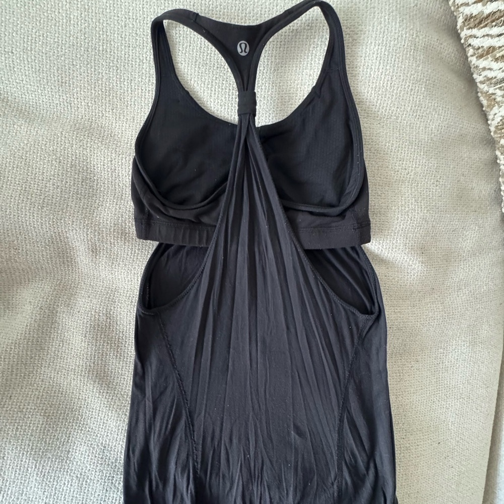 lululemon athletica Black Tank Top